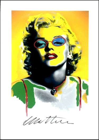 Digital Arts titled "Mattoni - Marilyn -…" by Mattoni, Original Artwork, Ink