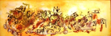 Painting titled "Tremblement de terre" by Maty, Original Artwork, Oil