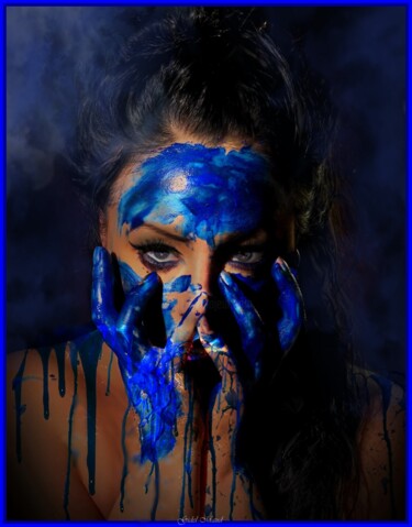 Photography titled "Bleues" by Maud Gidel, Original Artwork, Digital Photography