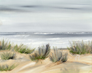 Schilderij getiteld "Sand Dunes" door Maureen Gillespie, Origineel Kunstwerk, Olie