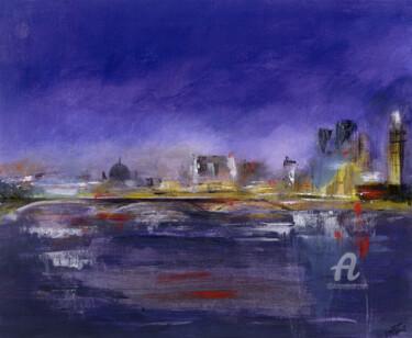 Malarstwo zatytułowany „Clouds” autorstwa Maureen Gillespie, Oryginalna praca, Olej