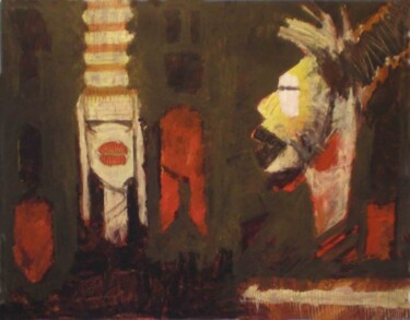 Peinture intitulée "africa-4" par Maurice Boulogne, Œuvre d'art originale