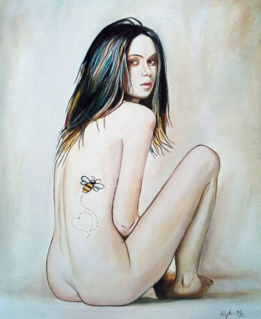 "Honeybee" başlıklı Tablo Maurizio Puglisi tarafından, Orijinal sanat, Petrol