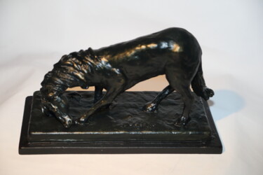 Skulptur mit dem Titel "Cavallo" von Mauro Vaccai, Original-Kunstwerk, Ton