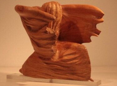 Sculpture titled "Danse - robe enchan…" by Max Bernard, Original Artwork, Wood