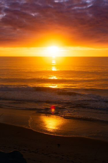 Photographie intitulée "West Coast Sunset" par Maxime Guengant, Œuvre d'art originale, Photographie numérique