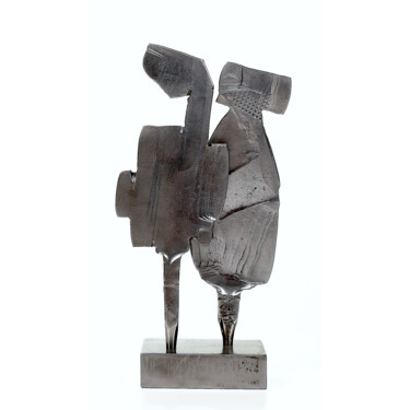 Sculpture titled "N°354" by Maxime Plancque, Original Artwork, Stainless Steel