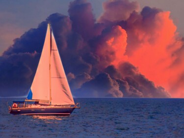 Photographie intitulée "Tempête" par Patrick Maze, Œuvre d'art originale, Photographie numérique