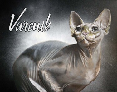 제목이 "Varenik sphynx - ri…"인 미술작품 Mbag Art Margherita Bobini Andrea Gritti로, 원작, 아크릴