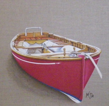 Peinture intitulée "Le corsaire III" par M'Do, Œuvre d'art originale, Acrylique