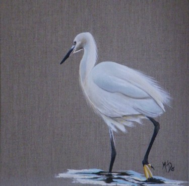 Painting titled "aigrette II" by M'Do, Original Artwork, Acrylic