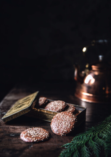 Photography titled "Biscuits au chocola…" by Melancholya, Original Artwork, Digital Photography