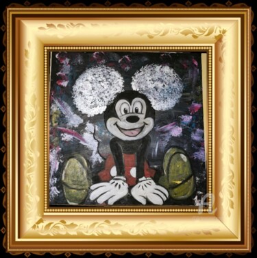 Painting titled "Mickey 2020" by Melanie Roch, Original Artwork, Acrylic