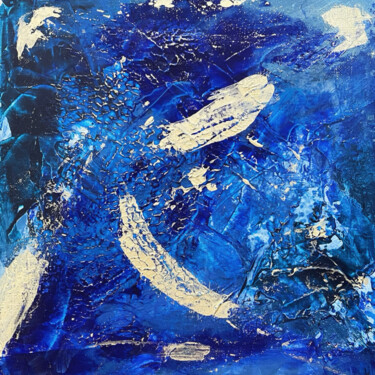 Pittura intitolato "Au fond de la Mer" da Meltem Kartal, Opera d'arte originale, Acrilico