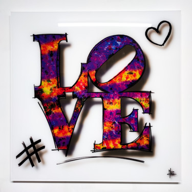 "Love Fire" başlıklı Tablo Peggy-Lee Mensen tarafından, Orijinal sanat, Dijital Resim