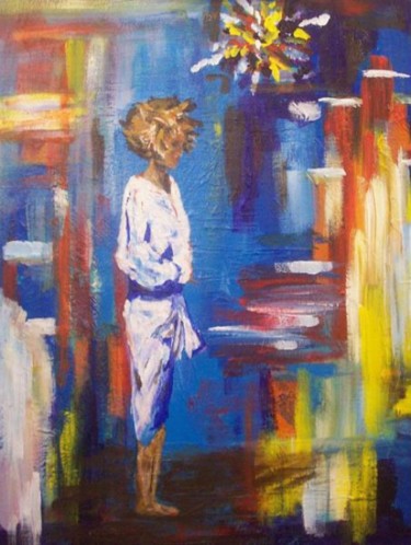 Картина под названием "Admiration" - Michelle Hilton, Подлинное произведение искусства, Масло