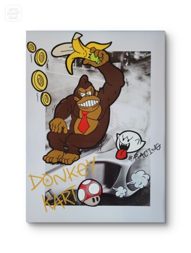 Pittura intitolato "Donkey Kart" da Mhy Art'S, Opera d'arte originale, Spray