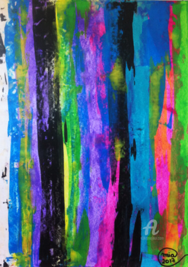 Painting titled "Abstract Painting F…" by Mia Phlor, Original Artwork, Acrylic