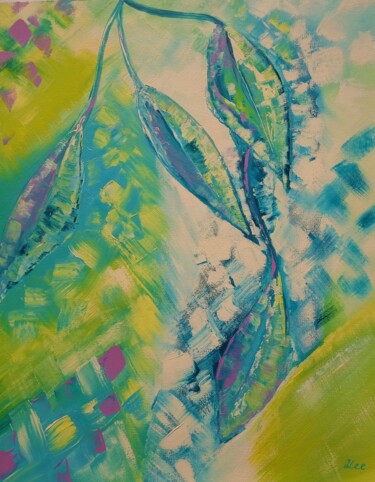 Painting titled "Fractured Beauty" by Tracey Lee Cassin, Original Artwork, Oil