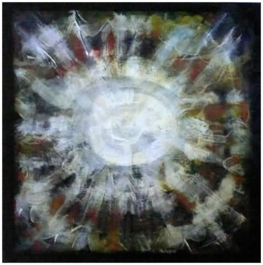 Peinture intitulée "Soleil Noir (2005)" par Micha B., Œuvre d'art originale