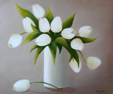 Peinture intitulée "Tulipes (2006)" par Micha B., Œuvre d'art originale