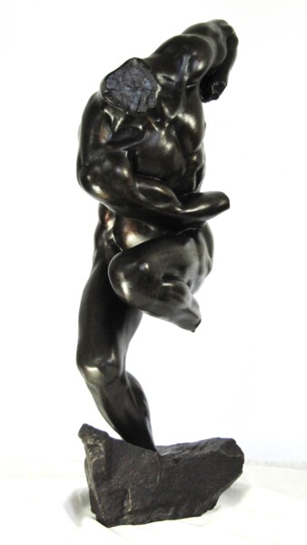 Escultura titulada "Etude 25" por Michael A. Craig, Obra de arte original, Bronce
