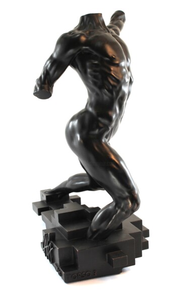 Scultura intitolato "Male torso three" da Michael A. Craig, Opera d'arte originale, Resina