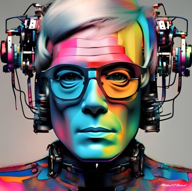 Цифровое искусство под названием "Warhol" - Michael C Bertsch, Подлинное произведение искусства, 2D Цифровая Работа