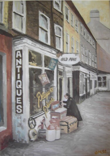 Painting titled "Marie Fegan, Fenn's…" by Micheal O Muirthile, Original Artwork, Oil