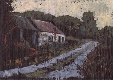 Peinture intitulée "Near Kate's Cottage…" par Micheal O Muirthile, Œuvre d'art originale, Huile