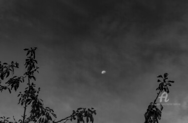 Photography titled "lune campagnarde" by Michel Babkine, Original Artwork, Digital Photography