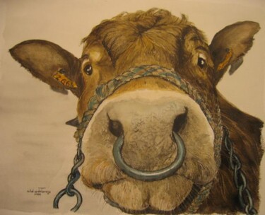 Malerei mit dem Titel "BEAU LIMOUSIN..." von Michel Cendra-Terrassa, Original-Kunstwerk