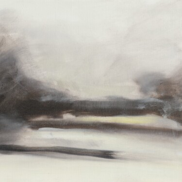 Картина под названием "#82, 25x25cms, huil…" - Michel Debray, Подлинное произведение искусства, Масло