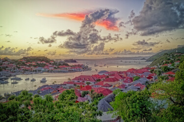 Photography titled "Gustavia Harbour" by Michel Dol, Original Artwork, Digital Photography