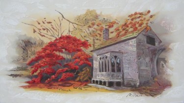 Pintura intitulada "Outono" por Michel Fares, Obras de arte originais