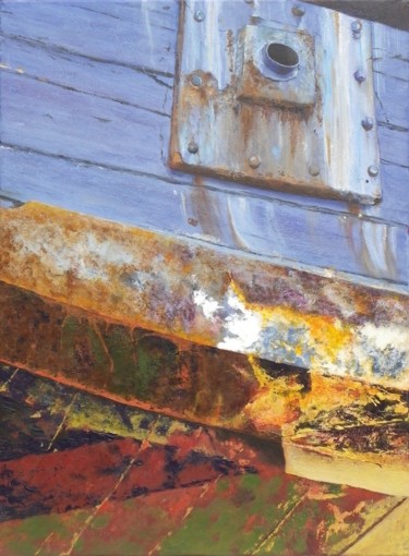 Картина под названием "Sirius" - Michel Godard, Подлинное произведение искусства, Акрил Установлен на Деревянная рама для но…