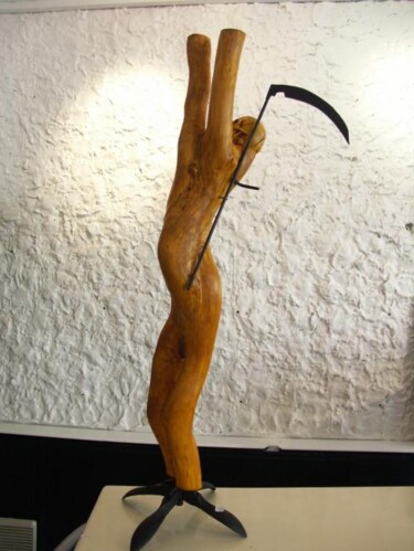 雕塑 标题为“la faucheuse” 由Michel Goidin, 原创艺术品