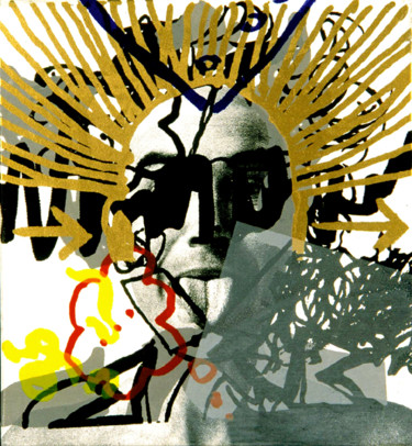 Incisioni, stampe intitolato "Automacule #002" da Hosszu, Opera d'arte originale, Serigrafia
