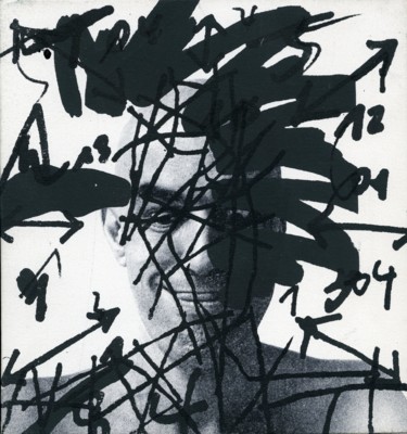 Druckgrafik mit dem Titel "Automacule #087" von Hosszu, Original-Kunstwerk, Siebdruck
