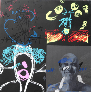 Gravures & estampes intitulée "Automacule x4 #06" par Hosszu, Œuvre d'art originale, Sérigraphie