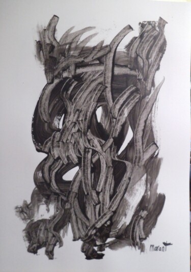 Pintura intitulada "MOUVEMENT" por Michel Marant, Obras de arte originais, Acrílico