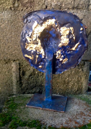 Skulptur mit dem Titel "PHEBUS II -verso" von Michel Moskovtchenko, Original-Kunstwerk, Metalle