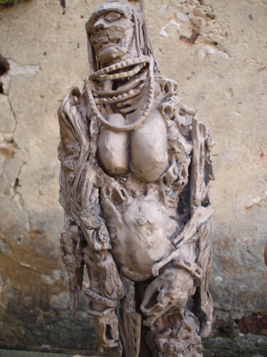 Sculpture intitulée "Mutation III" par Michel Moskovtchenko, Œuvre d'art originale, Métaux