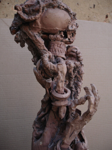 Sculpture intitulée "Mutation I - Aspect…" par Michel Moskovtchenko, Œuvre d'art originale, Métaux