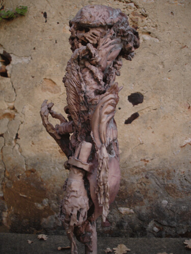 Sculpture intitulée "Mutation I - Aspect…" par Michel Moskovtchenko, Œuvre d'art originale, Métaux