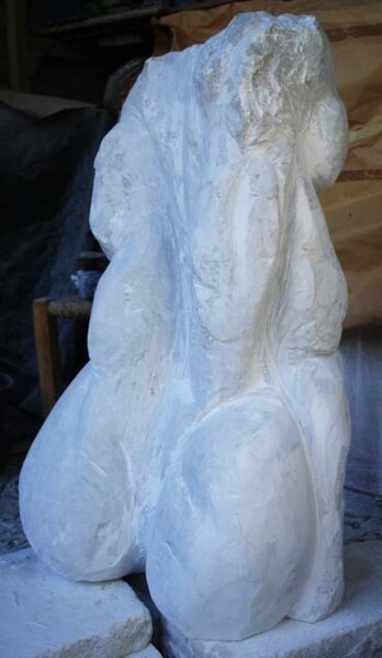 Sculpture intitulée "2007 TRONC - (autre…" par Michel Moskovtchenko, Œuvre d'art originale, Pierre
