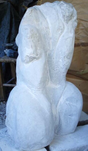 Sculpture intitulée "2007 TRONC - (autre…" par Michel Moskovtchenko, Œuvre d'art originale, Pierre