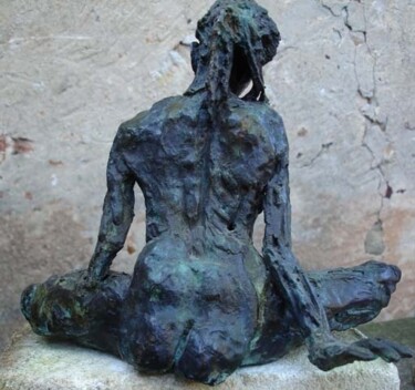 Sculpture intitulée "ANNIE C - ( vue de…" par Michel Moskovtchenko, Œuvre d'art originale, Métaux