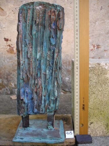 Скульптура под названием "PORTE 403" - Michel Moskovtchenko, Подлинное произведение искусства, Металлы