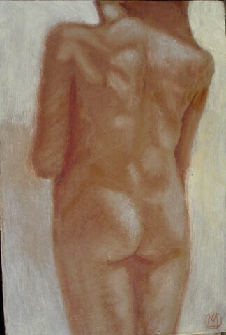 Painting titled "2008 LA PISCINE" by Michel Moskovtchenko, Original Artwork, Oil
